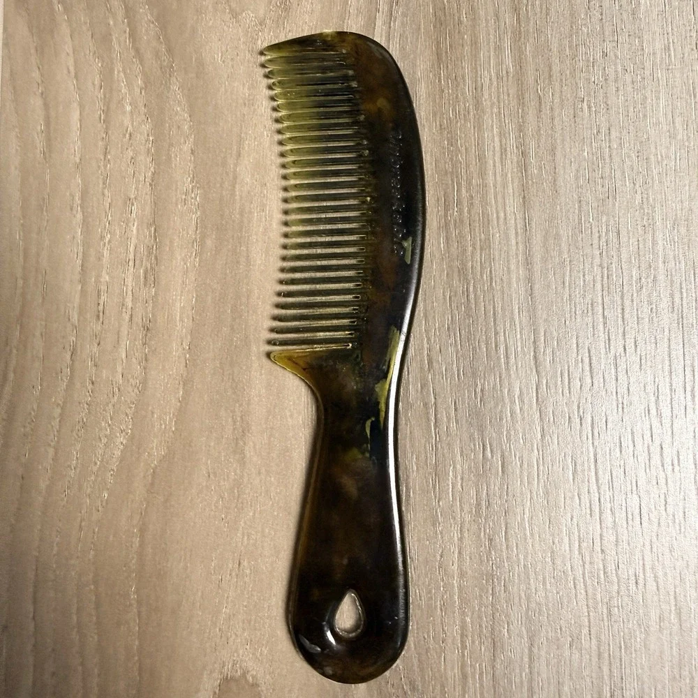 Vintage‎ Unbranded Unbreakable Green Comb 6.5 Inches